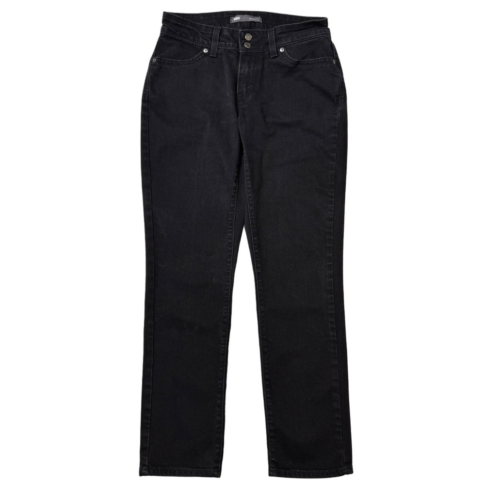 {Levi's Vintage} "529 Curvy Skinny Leg" Black Low Rise Stretch Jeans